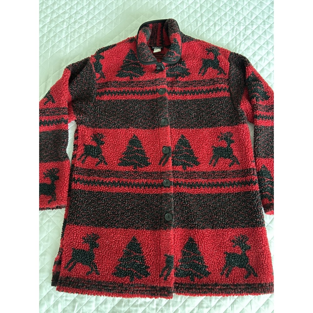 Womens Large Sherpa Fleece Streetwear Jacket by NY‎ & Co
